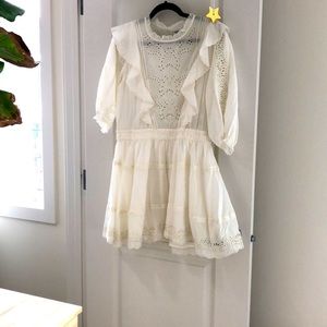 ARITZIA Sunday Best eyelet Mini Dress